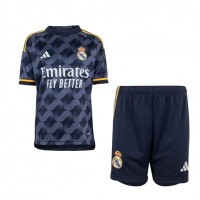 Camiseta Real Madrid Segunda Equipación Replica 2023-24 para niños mangas cortas (+ Pantalones cortos)